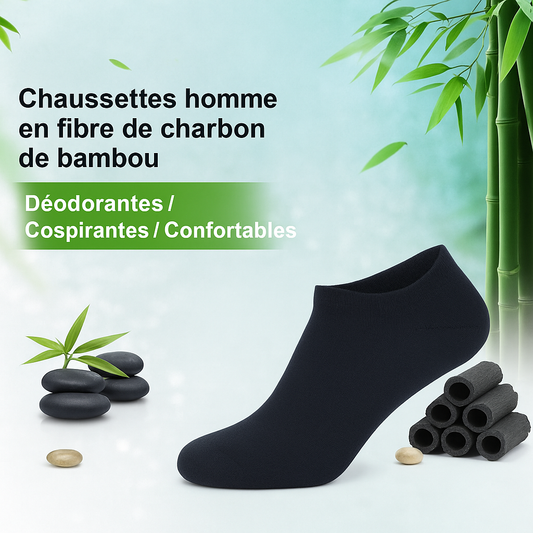 10 Paires de chaussettes bambou basses