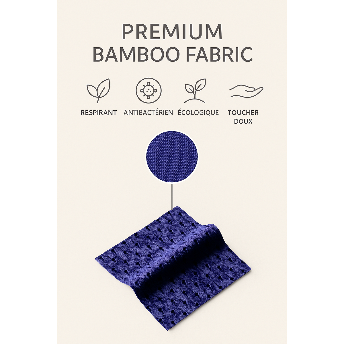 10 Paires de chaussettes bambou montantes