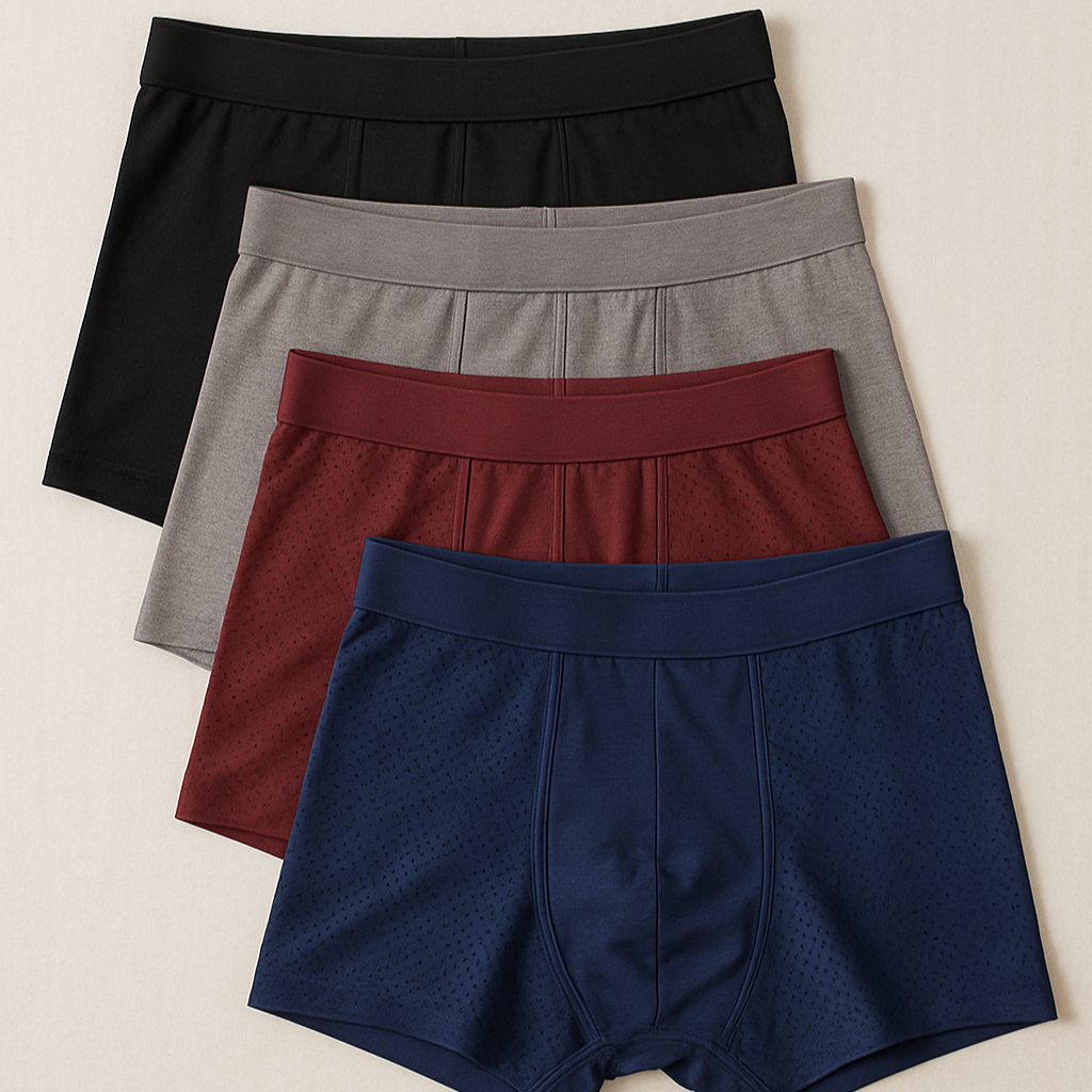 Pack 4 boxers homme en bambou, ultra-doux et respirants – BoBambou
